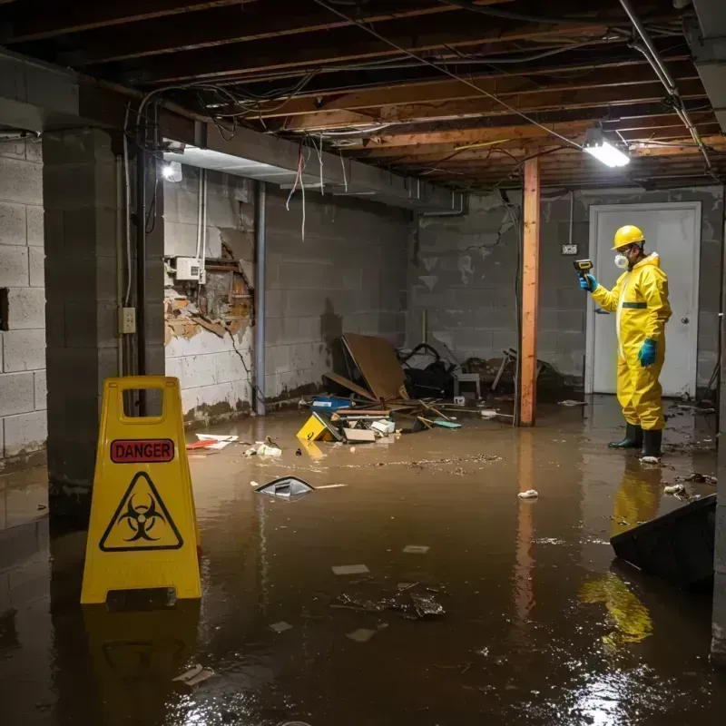 Flooded Basement Electrical Hazard in Santa Clara, CA Property